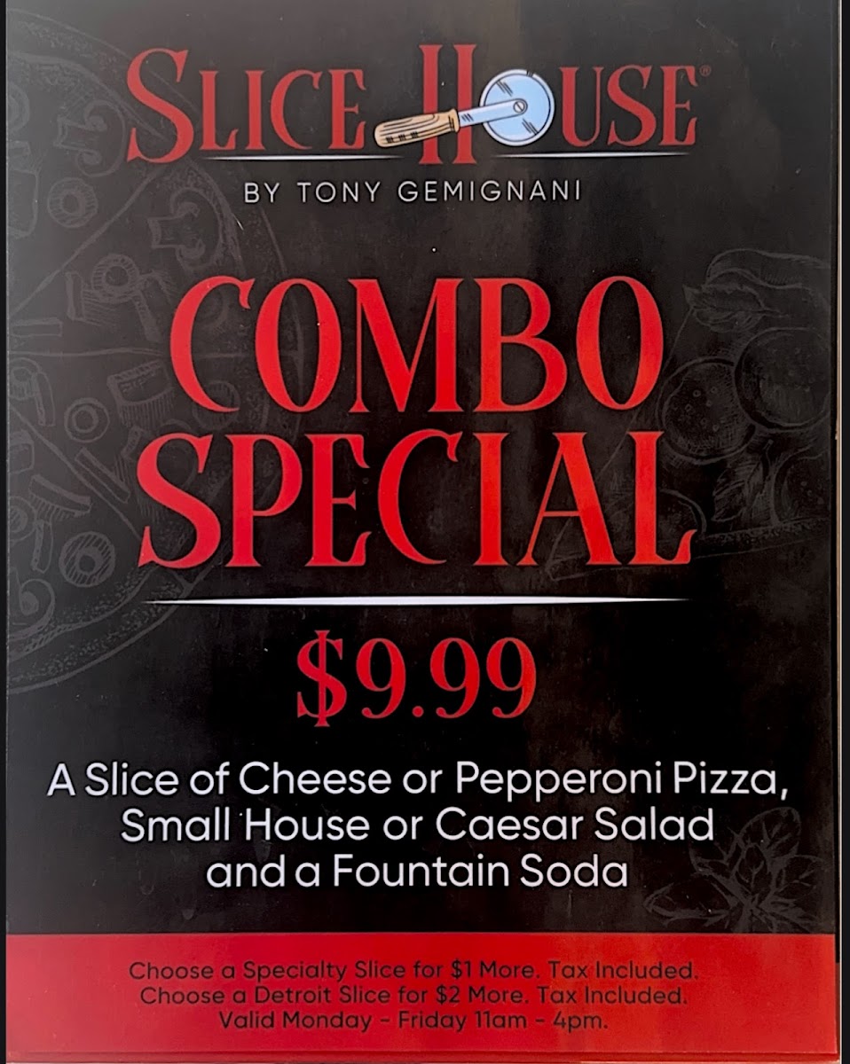 Menu - Slice House By Tony Gemignani photo 10